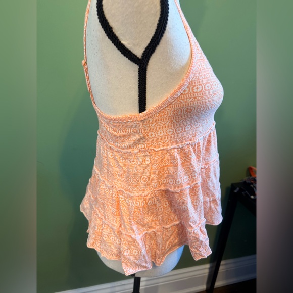 American Eagle Outfitters Peach Patterned Camisole - Picture 4 of 7